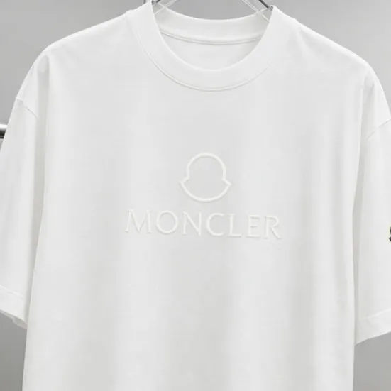 moncle～ logo 《 》7a tee ， Same Style ， : Black White Coffee Brown Size：S（90-130 ） M（125-150 ） L（135-165 ） XL（160-190 ） XXL（185-220 ）